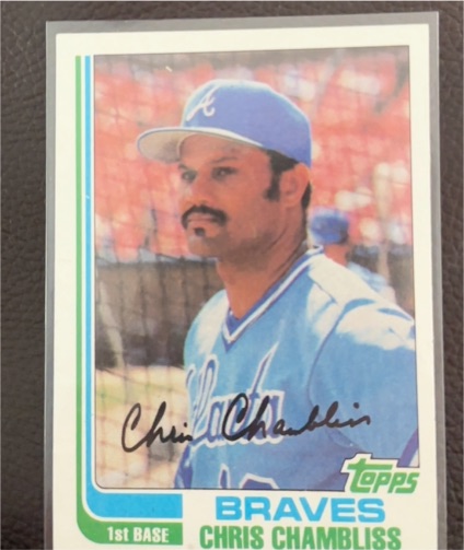 1982 Topps #320 Chris Chambliss — front