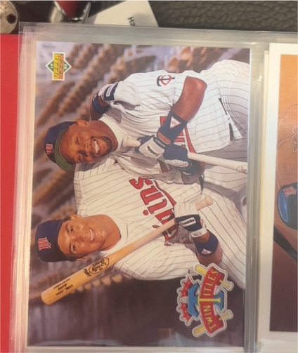 1993 Upper Deck #50 Twin Titles Kent Hrbek/Kirby Puckett — front
