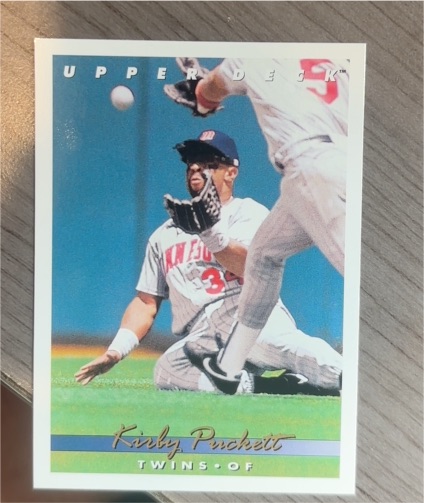 1993 Upper Deck #565 Kirby Puckett — front
