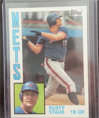 1984 Topps #430 Rusty Staub — front