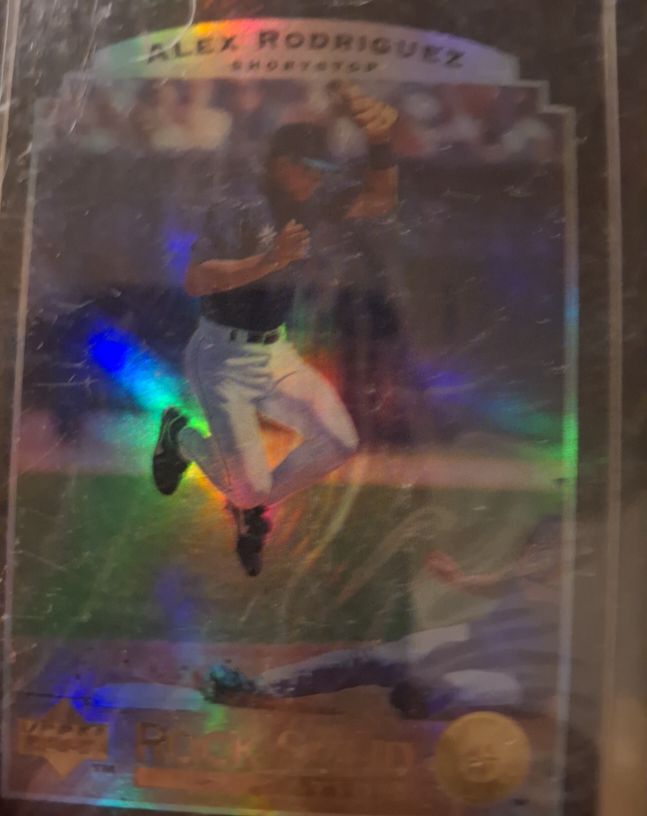 1997 Upper Deck Rock Solid Foundation #RS1 Alex Rodriguez — front