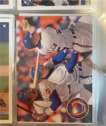 1993 Upper Deck #484 Eddie Murray/Howard Johnson/Bobby Bonilla — front