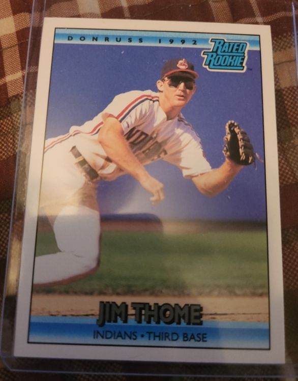 1992 Donruss #406 Jim Thome — front