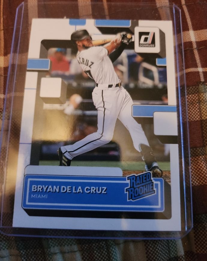 2022 Donruss #53 Bryan De La Cruz Rated Rookie — front