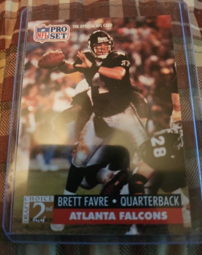1991 Pro Set #762 Brett Favre — front