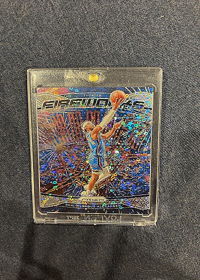 2024-25 Panini Prizm Fireworks #22 Shai Gilgeous-Alexander — front