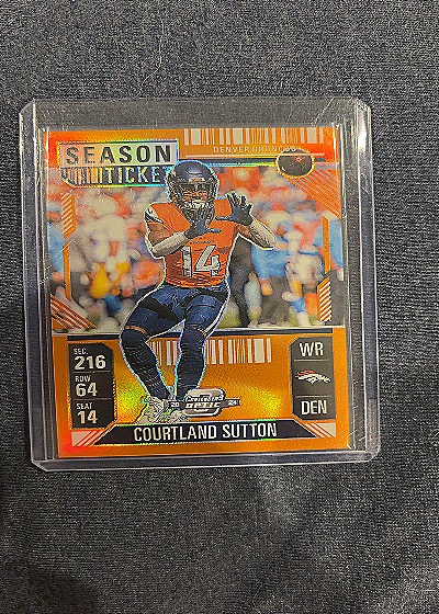 2024 Panini Contenders Season Ticket #216 Courtland Sutton — front