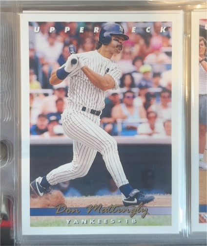 1993 Upper Deck #134 Don Mattingly — front