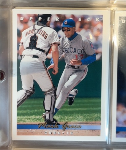 1993 Upper Deck #573 Mark Grace — front