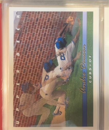 1993 Upper Deck #308 Andre Dawson Chicago Cubs — front
