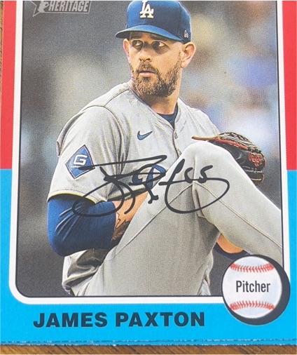 2024 Topps Heritage High Number #610 James Paxton — front