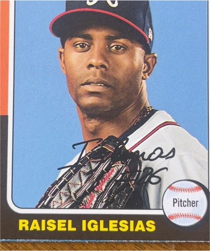 2024 Topps Heritage High Number #519 Raisel Iglesias — front