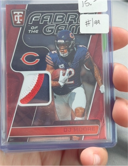 2024 Panini Totally Certified Fabric of the Game #FG-DJM DJ Moore — front