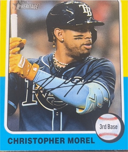2024 Topps Heritage High Number #575 Christopher Morel — front