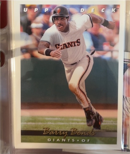 1993 Upper Deck #567 Barry Bonds — front