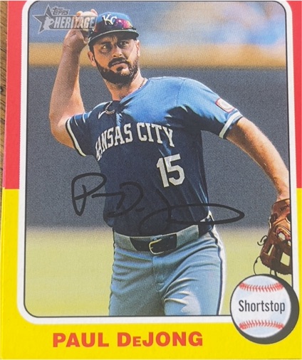 2024 Topps Heritage High Number #540 Paul DeJong — front