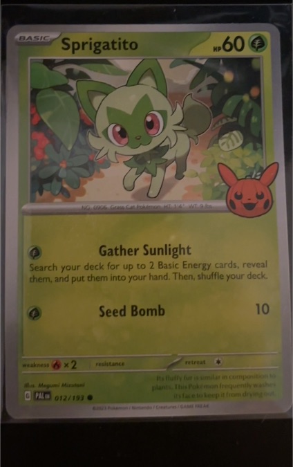 2024 Pokémon Trick or Trade #012 Sprigatito — front