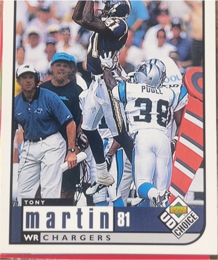 1998 Upper Deck Choice #157 Tony Martin — front