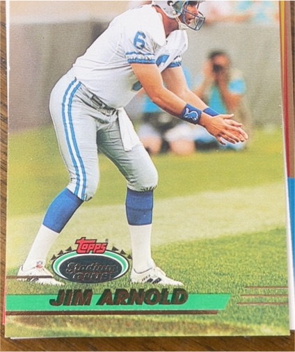 1993 Topps Stadium Club #193 Jim Arnold — front