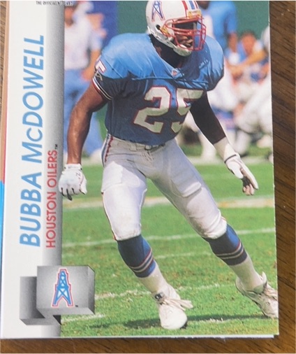 1992 Pro Set #514 Bubba McDowell — front