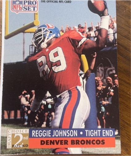 1991 Pro Set #759 Reggie Johnson — front