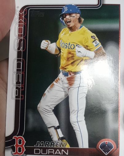 2025 Topps #587 Jarren Duran — front