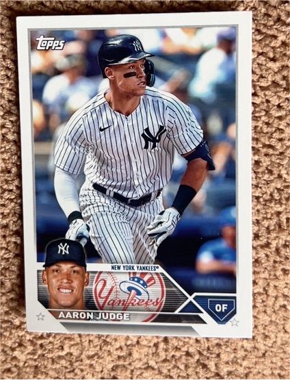 2023 Topps Series 1 #62 Aaron Judge — front