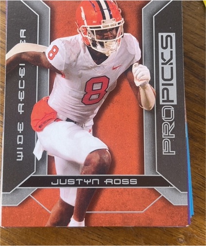2022 Pro Picks Premier #PP-36 Justyn Ross — front