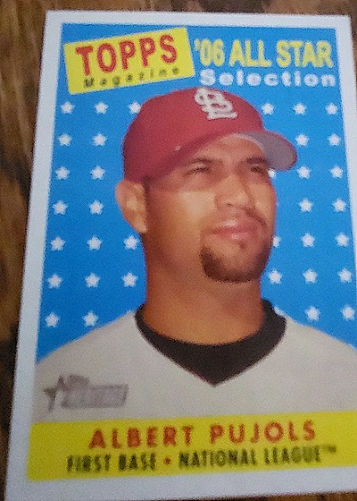 2006 Topps #06 Albert Pujols — front
