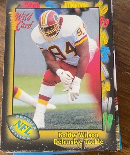 1991 Wild Card NFL Premiere Edition Bobby Wilson #unknown — front
