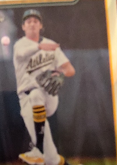 1990 Starting Lineup Oakland Athletics Pitcher Figure — front
