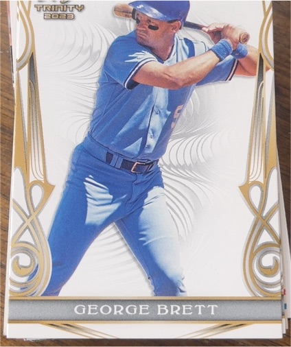 2023 Leaf Trinity #5 George Brett — front