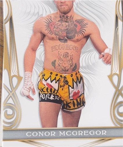 2023 Leaf Trinity #BS-4 Conor McGregor — front