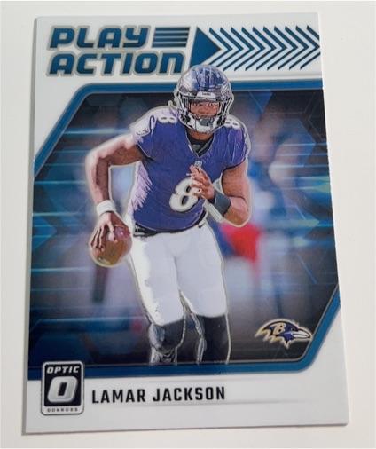2024 Panini Donruss Optic #19 Lamar Jackson Play Action — front