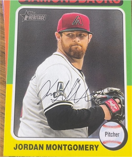 2024 Topps Heritage High Number #574 Jordan Montgomery — front