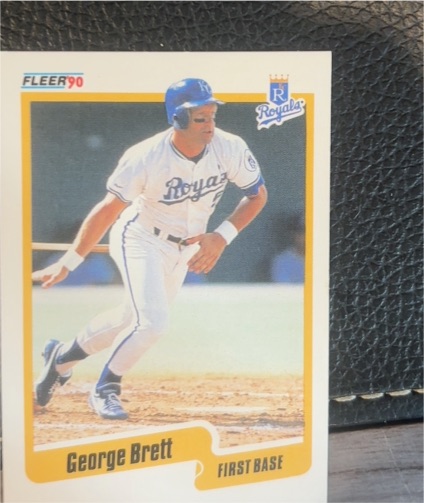 1990 Fleer #103 George Brett — front