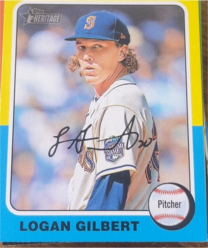 2024 Topps Heritage High Number #543 Logan Gilbert — front