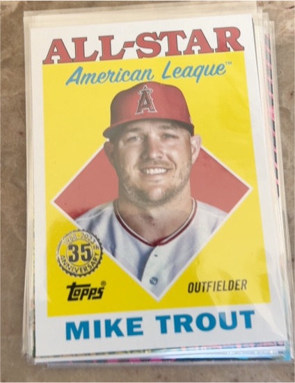 2023 Topps Series 2 #88AS-2 Mike Trout 1988 Topps All-Star — front