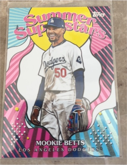 2025 Topps Series 2 #SS-20 Mookie Betts Summer Superstars — front