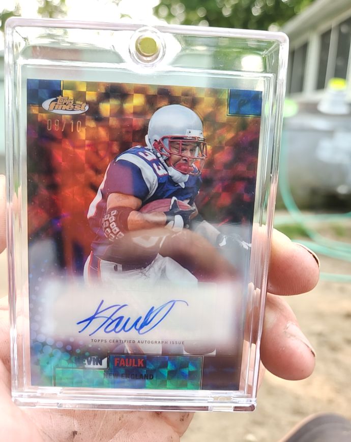 2024 Topps Finest Flashback Autograph #FBA-KF Kevin Faulk — front