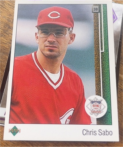 1989 Upper Deck #663 Chris Sabo — front