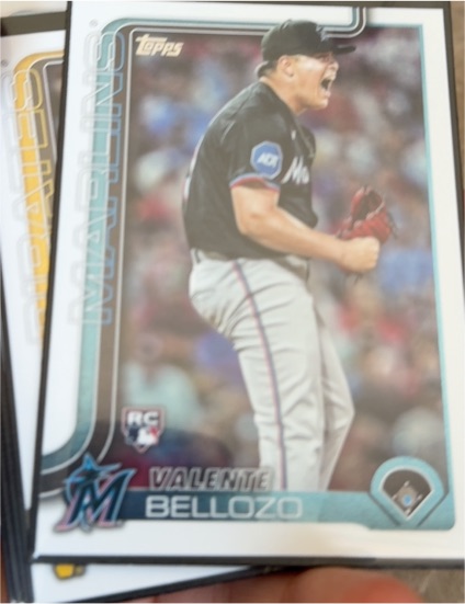 2025 Topps #458 Valente Bellozo — front