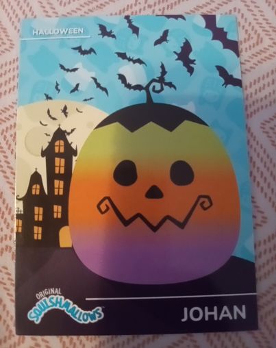 2025 Original Squishmallows FOIL HALLOWEEN EDITION Johan #57 — front