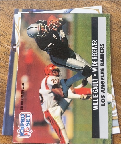 1991 Pro Set #190 Willie Gault — front