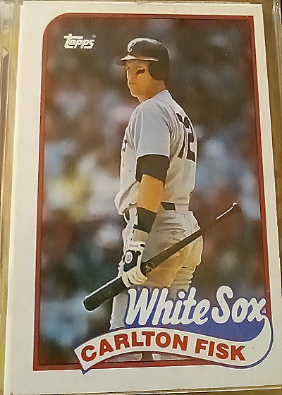 1989 Topps #695 Carlton Fisk — front