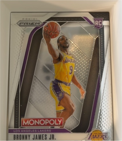 2024-25 Panini Prizm Monopoly #45 Bronny James Jr. — front