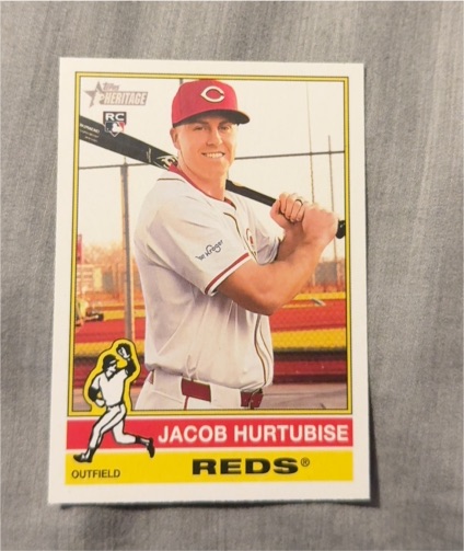 2025 Topps Heritage #124 Jacob Hurtubise — front