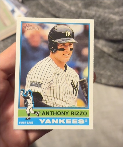 2025 Topps Heritage #302 Anthony Rizzo — front