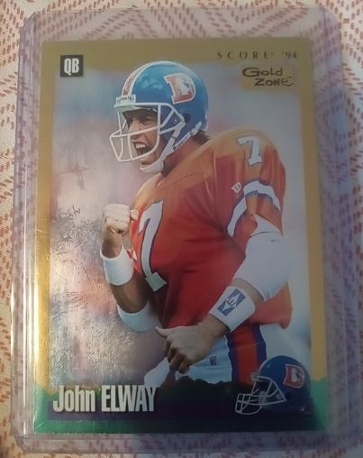 1994 Score Gold Zone #7 John Elway — front