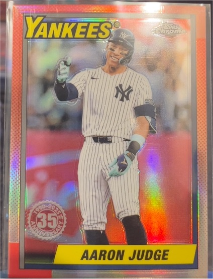2025 Topps Chrome 35th Anniversary #90CB-11 Aaron Judge — front